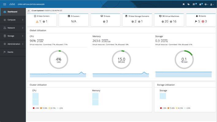 ​​​​​​​  Centos7.6上用Cockpit安装oVirt